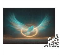 Phoenix Flying Through Space Rätsel Für Erwachsene |Portal of Light| 1000pcs (75x50cm) Puzzles Lernspiele Home Decor Puzzles