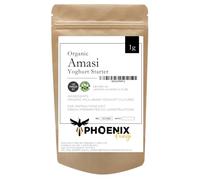 Phoenix Fungi Amasi Yogurt Starter Culture - Live Beneficial Bacteria Fermentation - Scandinavian Drinkable Yogurt - Easy to Use - Reusable & Long-Lasting