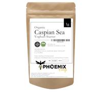 Phoenix Fungi Caspian Sea Yoghurt Starter Culture - Live Beneficial Bacteria Fermentation - Traditional African Cultured Milk - Easy to Use - Reusable & Long-Lasting