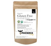 Phoenix Fungi Freeze-Dried Gluten Free Sourdough Starter - Live Culture for Bread Baking - Mild Flavour - Easy to Activate - Long Shelf Life & Reusable