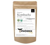 Phoenix Fungi - Kombucha SCOBY with Starter Tea - 1 Litre Live Culture for Brewing Kombucha at Home - Organic Ingredients - Freshly Brewed