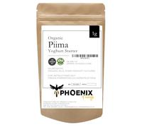 Phoenix Fungi Piima Yogurt Starter Culture - Live Beneficial Bacteria Fermentation - Mild & Drinkable Yogurt - Easy to Use - Reusable & Long-Lasting