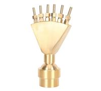 Phoenix G2 Fountain Nozzle, DN50 V Shape Copper Sprinkler Head, Water Fountain Accessory for Pond/Park
