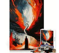 Phoenix Gaze Jigsaw Puzzles for Adults 1000 Pieces Clear Logic Toy Quiet Hobby Perfect Cut Stylish Gift (50x75cm)