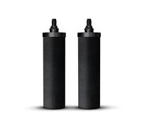 PHOENIX GRAVITY NSF Certified Smart Carbon (Black) Replacement Filter Elements - Pack of 2 Carbon Cartridge for Phoenix Gravity Water Filters, Compatible with Berkey & Other Countertop Water Filters