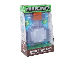 Phoenix group AG Minecraft: LED Night Lamp - Potion - 7" Night Light w/ 8 Color Modes, Shake for Color Change, Illuminate Up to 6hrs, USB, Game Themed Decor, Licensed