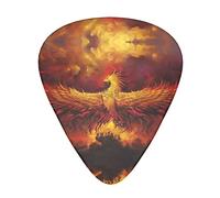 Phoenix Guitar Plectrums 12-Piece Set For Acoustic Guitar, Electric Guitar, Double Bass, Ukulele