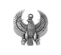 Phoenix (Immortality) Egyptian Pewter Pin Badge Brooch