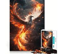 Phoenix in Flames 1000 Piece Jigsaw Puzzle for Teenagers Logic Toy Group Play Precision Cut Thoughtful Gift (38x26cm)