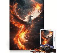 Phoenix in Flames 1000 Pieces Jigsaw Puzzles for Teenagers Logic Sense Toy Simple Fun Smooth Edge Stylish Gift (38x52cm)