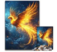 Phoenix in Flight Jigsaw Puzzle 1000 Pieces paper Jigsaw Puzzles for Adults Challenging Brain Teaser for Teenagers Family Game Night Fun 1000 PCS(38x26cm)