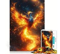 Phoenix in Space Adult Jigsaw Puzzle1000 Pieces Brain Teaser Mental Relax Pattern Assembly Santa Wish Item (50x75cm)