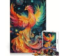 Phoenix in Space Adult Jigsaw Puzzles 1000 Pieces Brain Workout Toy Casual Relax Image Assembly Artistic Gift (50x75cm)