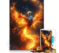 Phoenix in Space Puzzle for Teenagers 1000 Pieces Mind Exercise Toy Gentle Relax Design Assembly Xmas Surprise (38x52cm)