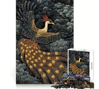Phoenix in Swirling Clouds 1000 Piece Jigsaw Puzzles for Adults Mind Skill Toy Casual Relax Design Assembly Art Collection Piece (38x26cm)
