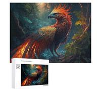 Phoenix in The Enchanted Forest Challenging Puzzle for Adults, 500 PCS - Seasonal Home Décor, for Relaxing Solo Or Group Play