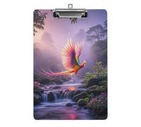 Phoenix is Flying Clipboard, A4 Acrylic Clipboards with Hanging Hook, Ultra Lightweight & Shatterproof Writing Board for Office, Nurses, 8.5" X 12.5"
