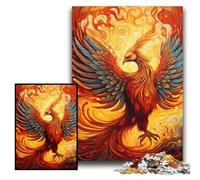 Phoenix Jigsaw Puzzle 1000 Pieces Jigsaw Puzzles for Adults Brain Teaser & Home Decor, Perfect Size 26x38cm