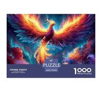 Phoenix Jigsaw Puzzle Adult And Children EduCational Games Home Decoration Fun Activity for Home Birthday Jumbo Age 12+ for Adults 70x50cm/1000pcs