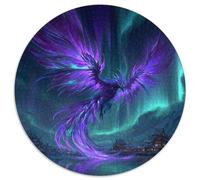 Phoenix Jigsaw Puzzles. 1000pcs (67.5x67.5cm) Northern Lights Whimsical Challenge Toy for Educational Games Gifts