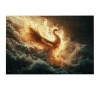 Phoenix Jigsaw Puzzles for Adults 1000, 1000 Piece Jigsaw Puzzles for Adults, 75x50cm Hard Impossible Wooden Puzzle, Challenging Game for the Whole for Women, Gifts for Men, Theme: (Fantasy), -7679