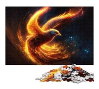 Phoenix Jigsaw Puzzles for Adults 1000 Piece cardboard Jigsaw Puzzles Challenging Brain Teaser for Teenagers, Family Game Night Fun 26X38CM/10.23x14.96inch