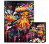 Phoenix Jigsaw Puzzles for Adults 1000 Piece Wooden Jigsaw Puzzles Challenging Brain Teaser for Teenagers, Family Game Night Fun 50x75CM/19.68x29.52inch