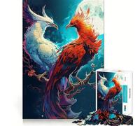 Phoenix Jigsaw Puzzles for Adults 1000 Pieces Clear Logic Toy Quiet Hobby Perfect Cut Stylish Gift (50x75cm)