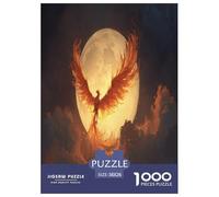 Phoenix Jigsaw Puzzles Great Gift for Adults 1000 Piece Fun Challenging Home Decoration Mythical Creatures Jigsaw Puzzle for Women Men Adult 38x26cm/1000pcs