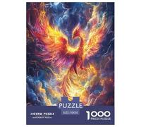 Phoenix Jigsaw Puzzles Puzzle for Adults Kids. 1000 Pieces Impossible Challenge Toy Educational Game Home Decoration for Adults& Kids Age 14 Years Up 70x50cm/1000pcs