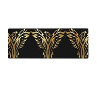 Phoenix Keyboard and Mouse Pad, Extra Large Desk Cover, Spill Resistance Mat for Smooth Tracking