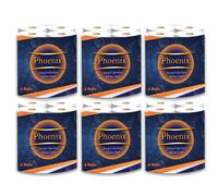 Phoenix Kitchen Towel Rolls 2 Ply - 24 Pack Super Absorbent Strong Mu
