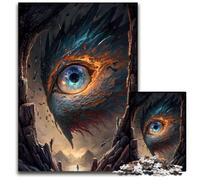 Phoenix Lash Eye 1000 Piece Jigsaw Puzzle Jigsaw Puzzles for Adults Erfect for Home Decor, Birthdays, Holidays, And Gifts 50x75CM/19.68x29.52inch
