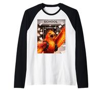 Phoenix Last Day of School Summer Break Funny Meme Selfie Raglan Baseball Tee