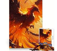 Phoenix Legendary Creature 1000 Piece Jigsaw Puzzles for Teenagers Mind Challenge Toy Quiet Hobby Precise Cut Seasonal Gift (38x26cm)