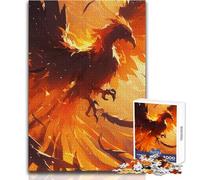 Phoenix Legendary Creature 1000 Piece Jigsaws Learning Game for Skill Practice Thoughtful Gift for Happy Moments Size 38x52cm