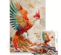 Phoenix Legendary Creature 1000 Pieces Jigsaw Puzzles for Teenagers Improve Memory Mental Relax Sharp Edge Creative Gift (38x52cm)