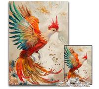 Phoenix Legendary Creature Jigsaw Puzzles 1000 Pieces for Adults paper Jigsaw Puzzles for Adults Perfect for Family Fun on Christmas Thanksgiving BirthdaysEaster 1000 PCS(38x26cm)