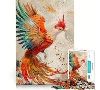 Phoenix Legendary Creature Jigsaw Puzzles for Adults 1000 Pieces Clear Logic Toy Quiet Hobby Perfect Cut Stylish Gift (38x26cm)