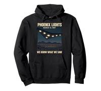 Phoenix Lights UFO V Shaped Flying Saucer Alien Pullover Hoodie