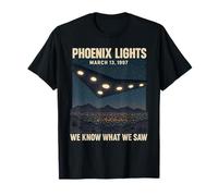 Phoenix Lights UFO V Shaped Flying Saucer Alien T-Shirt