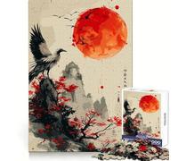 Phoenix Looking at The Sun 1000 Piece Jigsaw Puzzles for Teenagers Strong Logic Toy Calm Escape Clear Edge Birthday Gift (38x26cm)