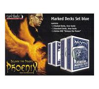 Phoenix Marked Decks Set - Blue - Tricks with cards - Magic Tricks