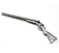 Phoenix Models Antique Double Shotgun Broken Dolls House Miniature, Pewter, 1/12 Scale