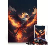 Phoenix Mythology Evo Bird 1000 Piece Jigsaw Puzzles for Adults Mind Skill Toy Casual Relax Design Assembly Art Collection Piece (38x26cm)