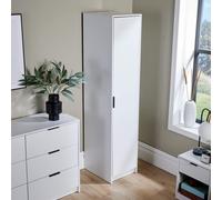 Phoenix 1 Door Bedroom Wardrobe Storage Unit Home Source White One Size