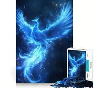 Phoenix Neon Animal Adult Jigsaw Puzzles 1000 Pieces Brain Workout Toy Casual Relax Image Assembly Artistic Gift (38x52cm)