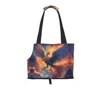 Phoenix Nirvana Printed Portable Foldable pet Shoulder Bag, Suitable for Carrying Small Pets