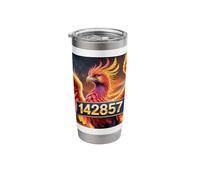 Phoenix Number Born from Seven 142857 Stainless Steel Insulated Tumbler
