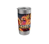 Phoenix Number Born from Seven 142857 Stainless Steel Insulated Tumbler
